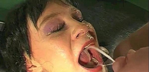  Faces Full of Cum - ladies bathing in sperm